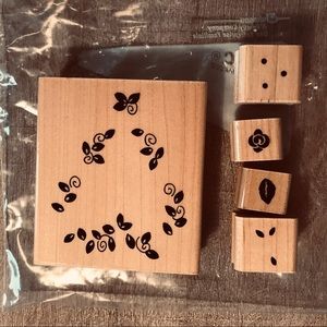 Never Been Used set of 5 Stampin Up Stamps